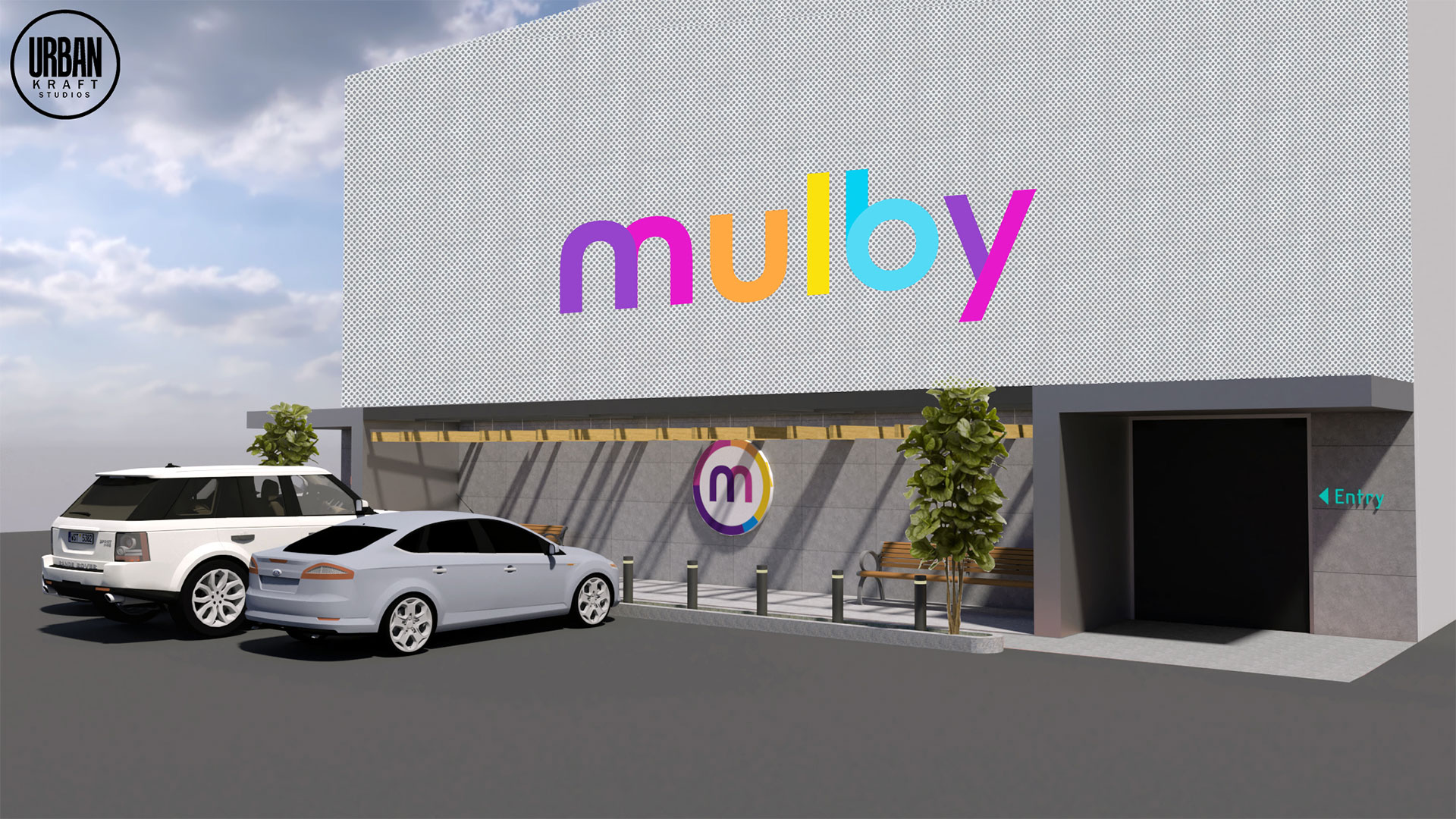 Mulby Showroom Entrance